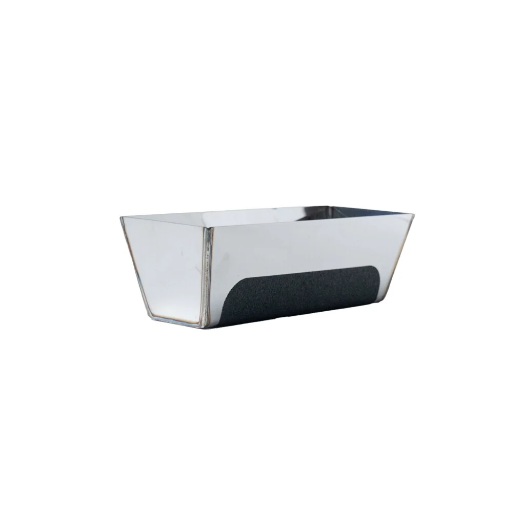 Advanced Tools Contoured Bottom Heliarc Mud Pan with No Slip Grip