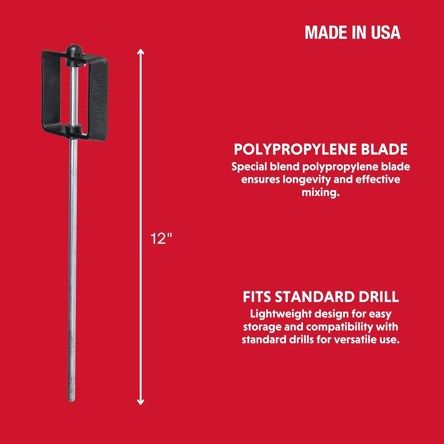 Advance Equipment Drywall Mud Pan Mixer - Image 3