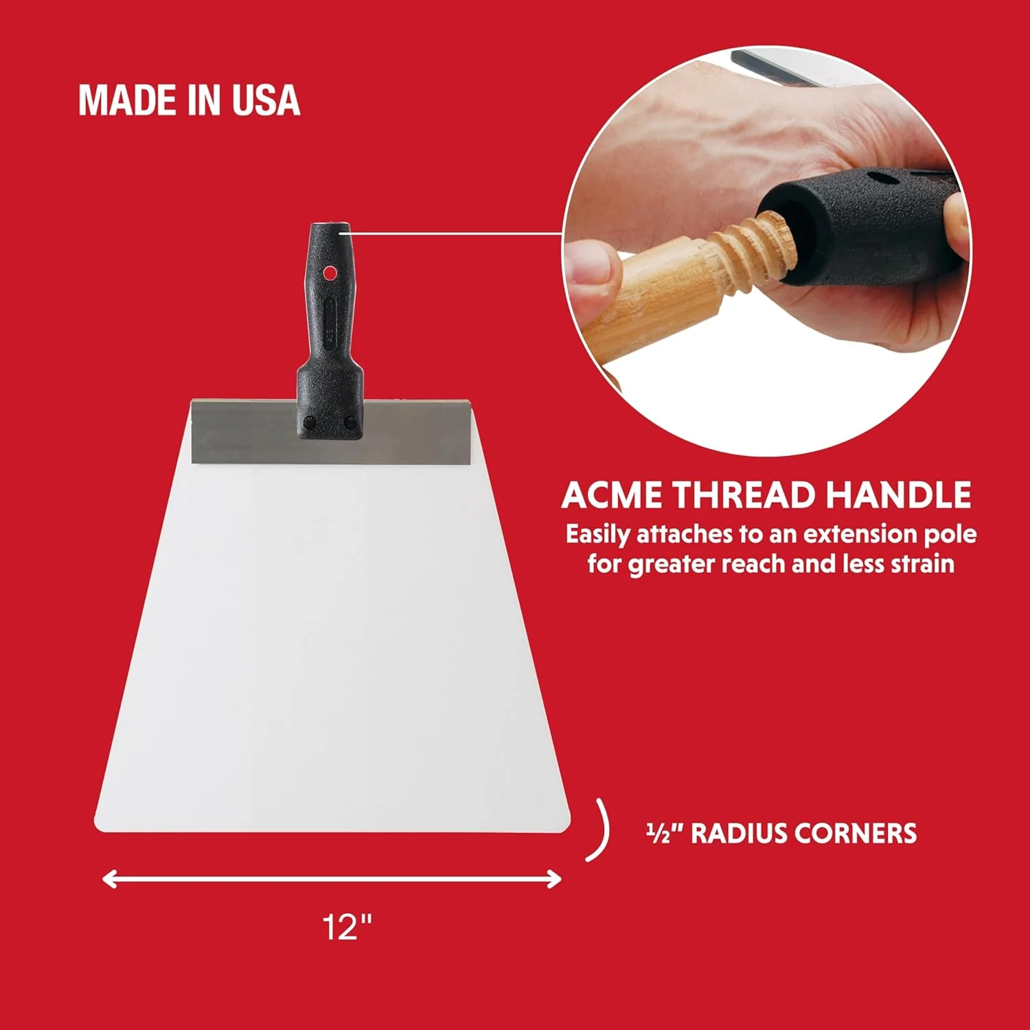 Advance Tools Drywall Knock Down Knife - Image 2