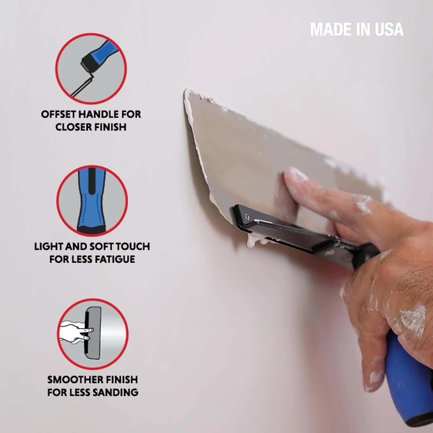 Advance Tools Stainless Steel Radius Skimming Blade - Image 5