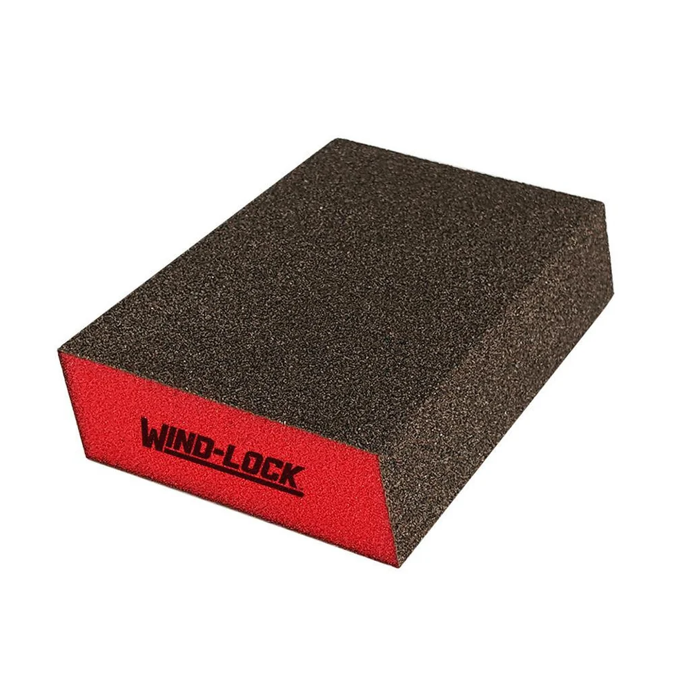 Blue Builder Red Double Slant Sanding Sponge
