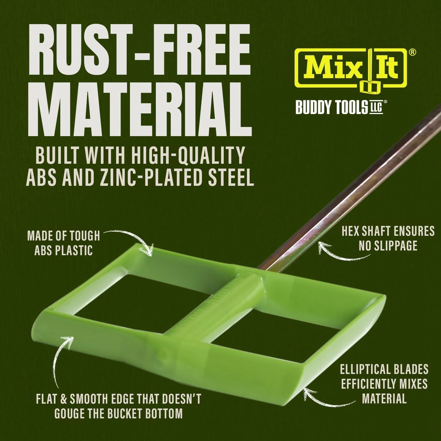 Buddy Tools Mix-It 20" Mud Mixer - Image 5