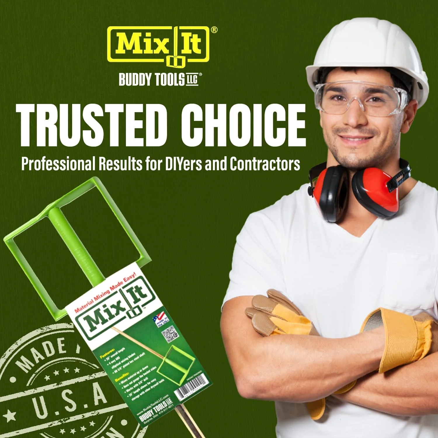 Buddy Tools Mix-It 20" Mud Mixer - Image 8