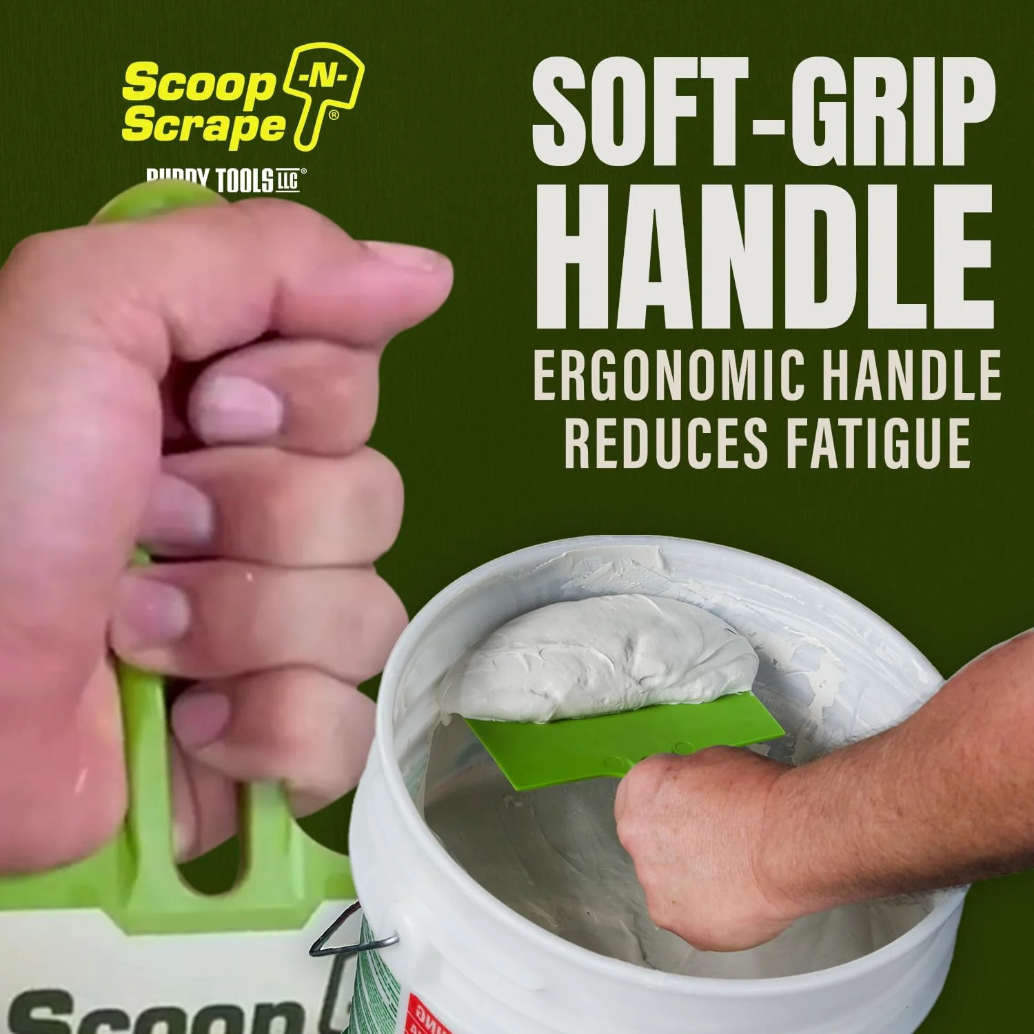 Buddy Tools Scoop-N-Scrape Drywall Bucket Scoop - Image 5