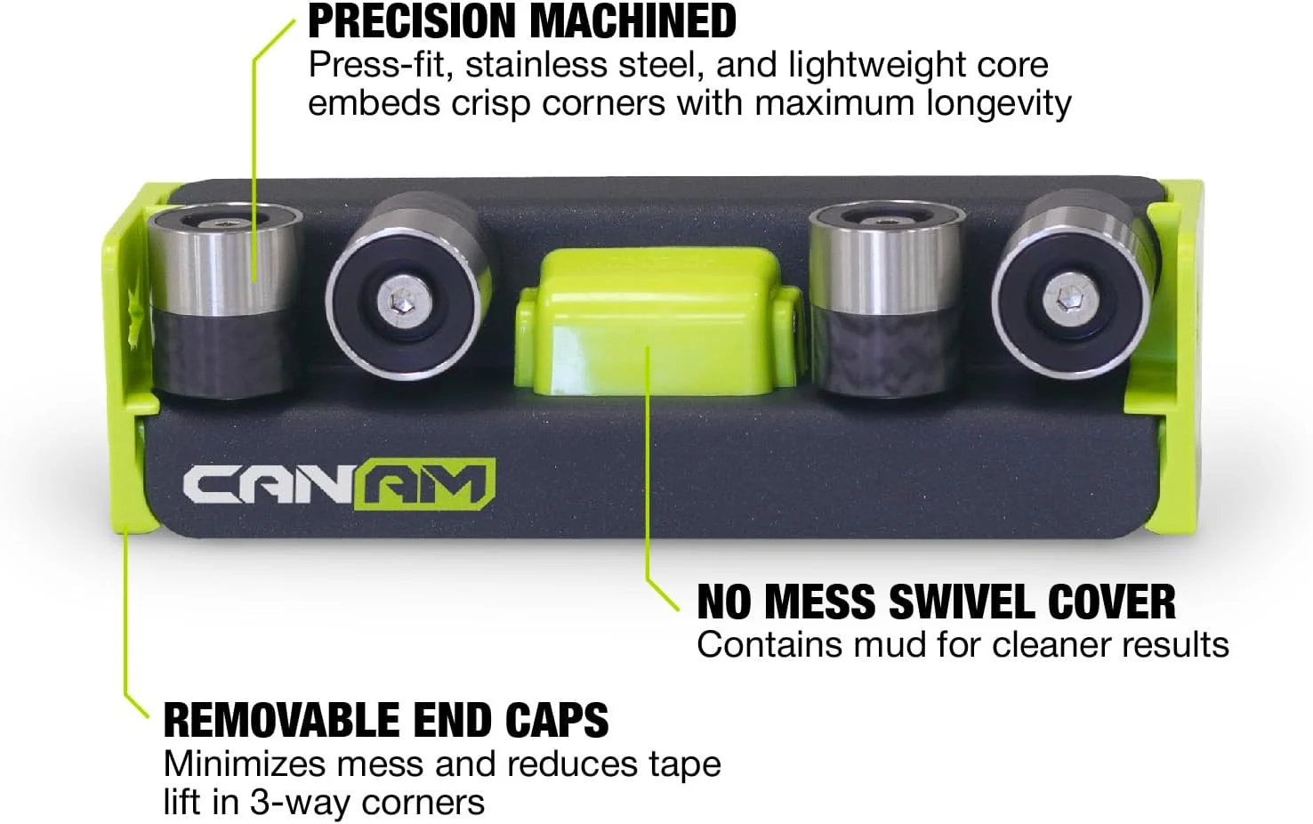 CanAm Tools Ultralight Inside Corner Roller - Image 6