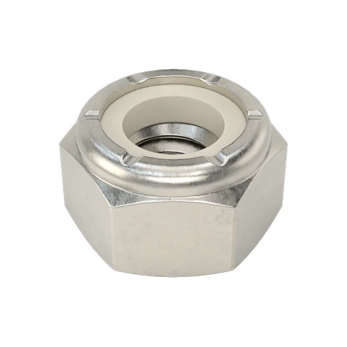 [12FF-16R] Drywall Master 10-24 SS Nylon Insert Hex Nut