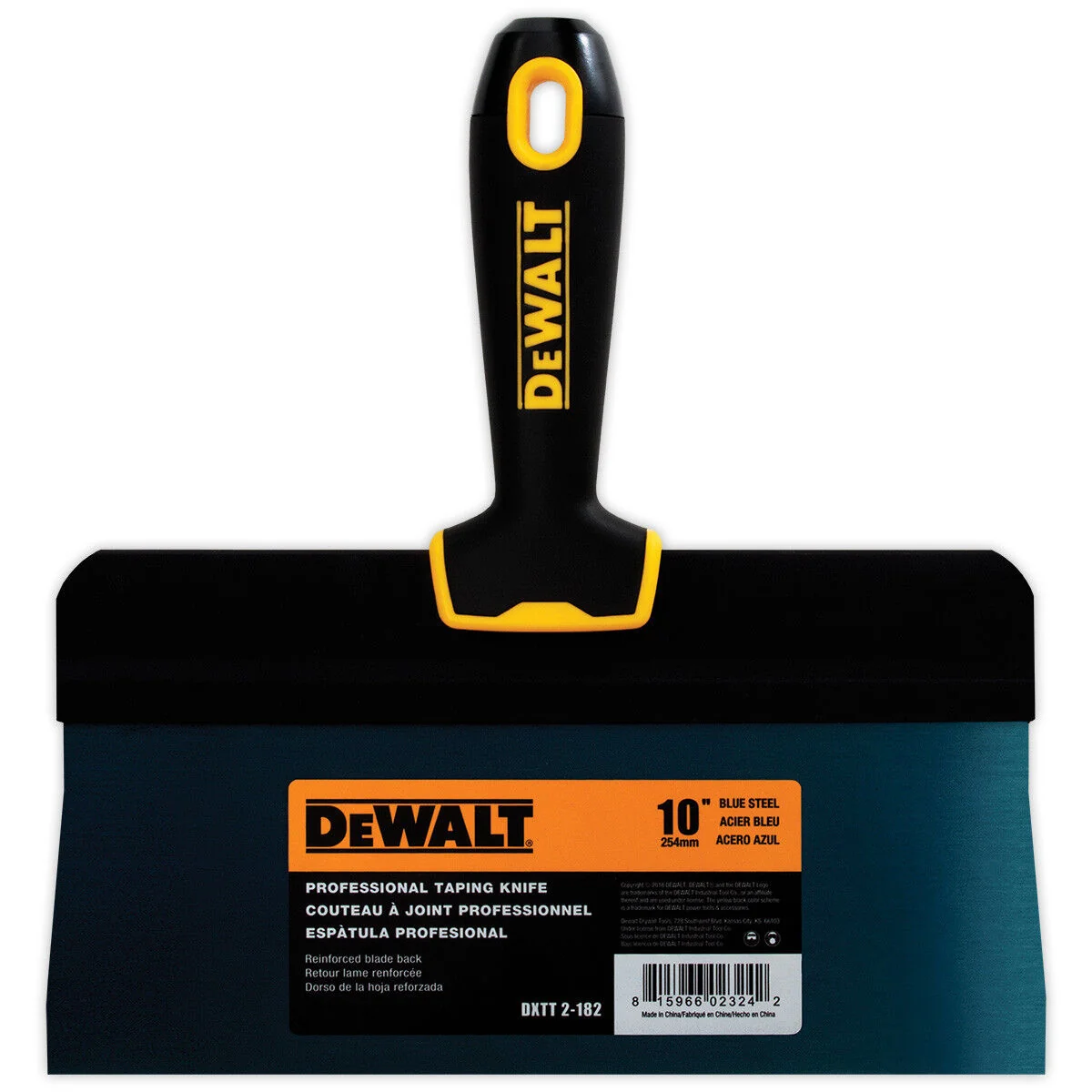 Dewalt Blue Steel Taping Knife Set - Big Back with Soft Grip - Image 3