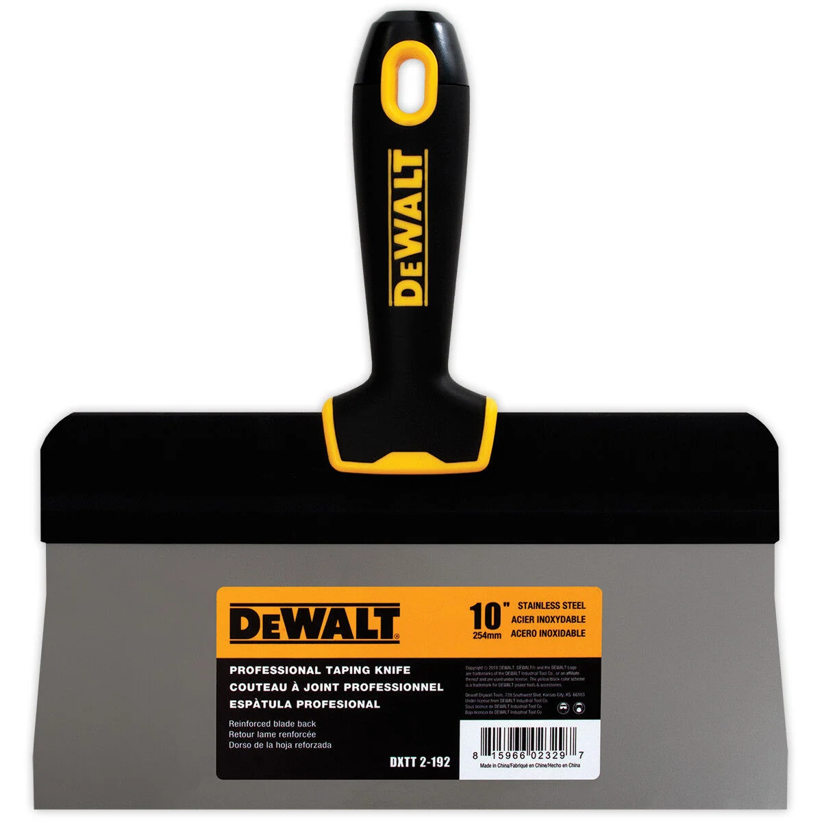Dewalt Taping Knife Set Stainless Steel with Soft Grip & Big Back - Image 4
