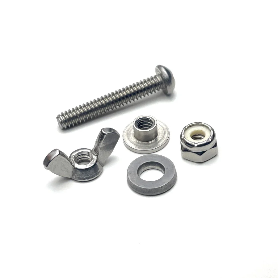 Drywall Flat Box Wingnut Assembly for Handle Mounting Plate - Most Major Brands