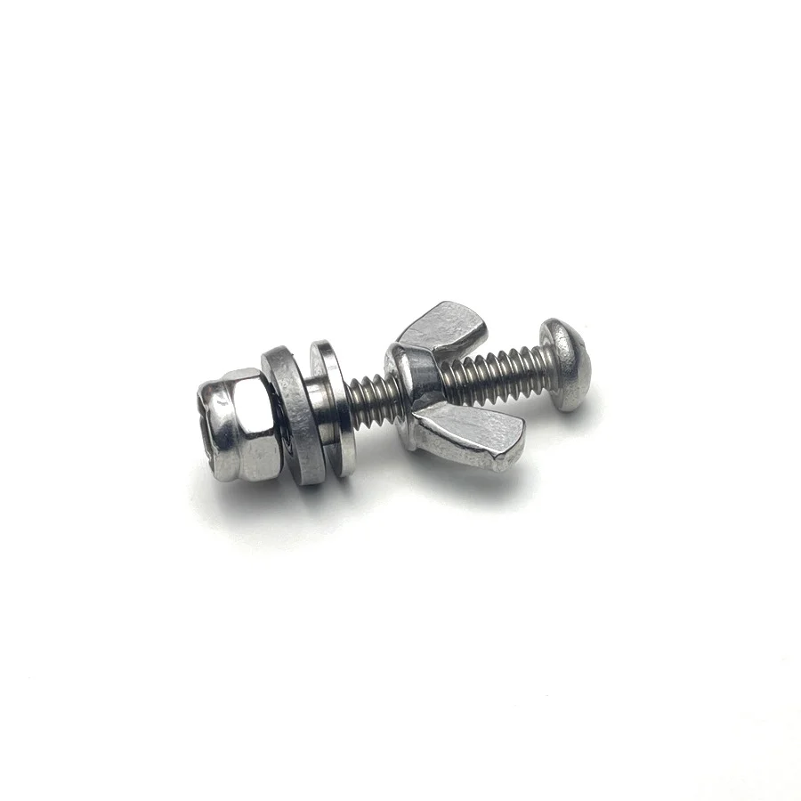 Drywall Flat Box Wingnut Assembly for Handle Mounting Plate - Most Major Brands - Image 2
