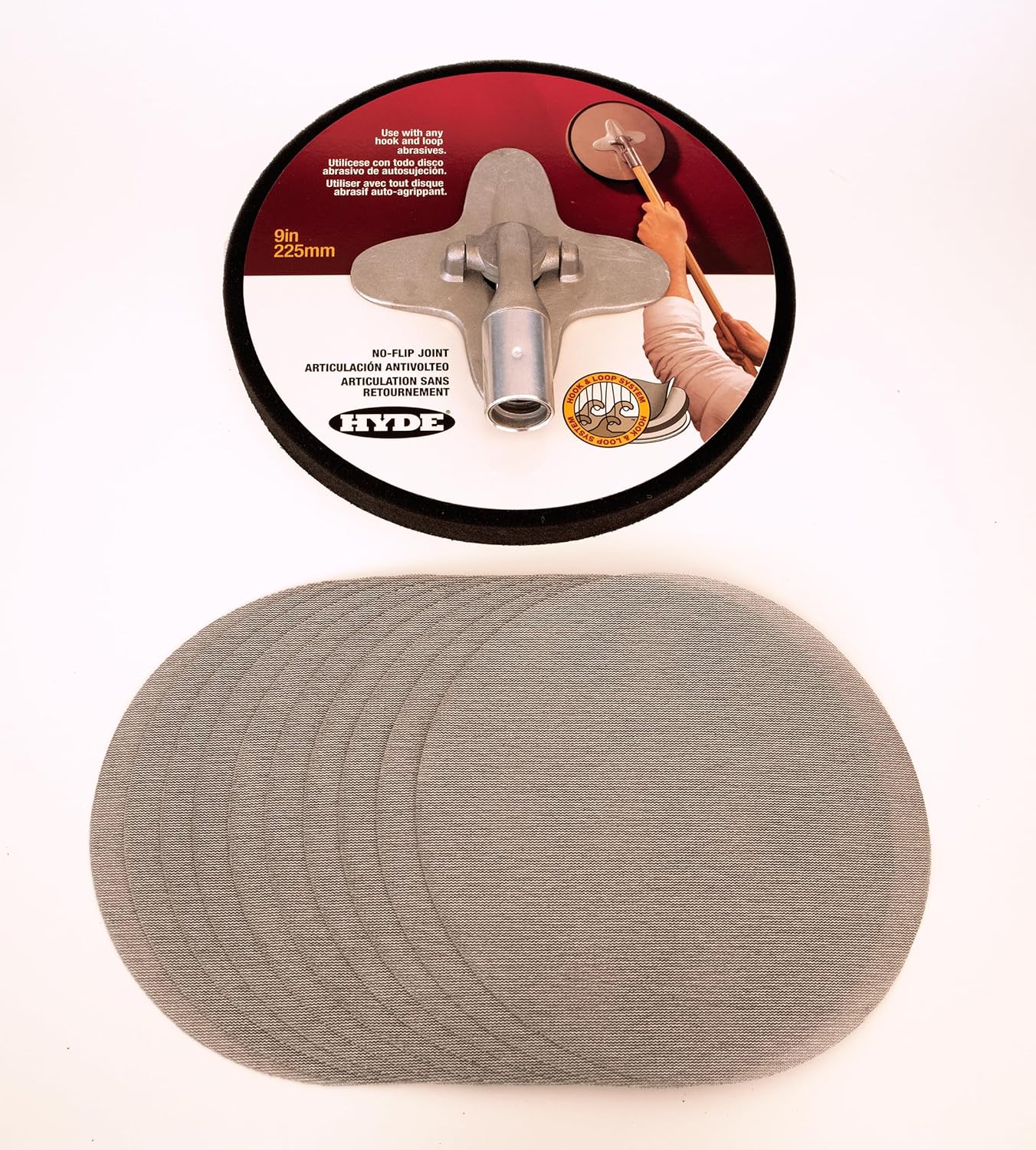 Hyde 9-Inch Radial Sanding Discs 10-Pack - Image 3