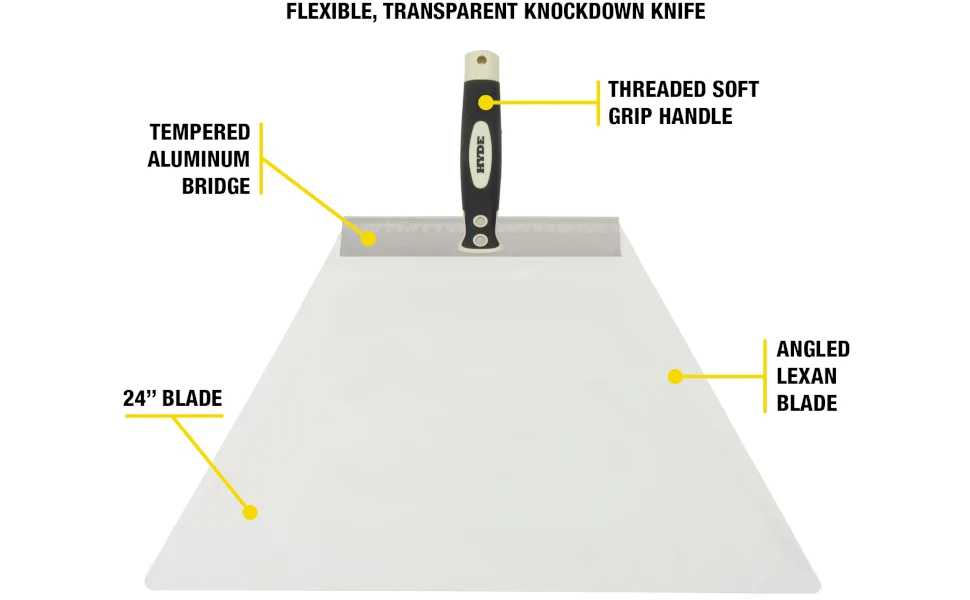 Hyde Acrylic Knockdown Knife - Image 2
