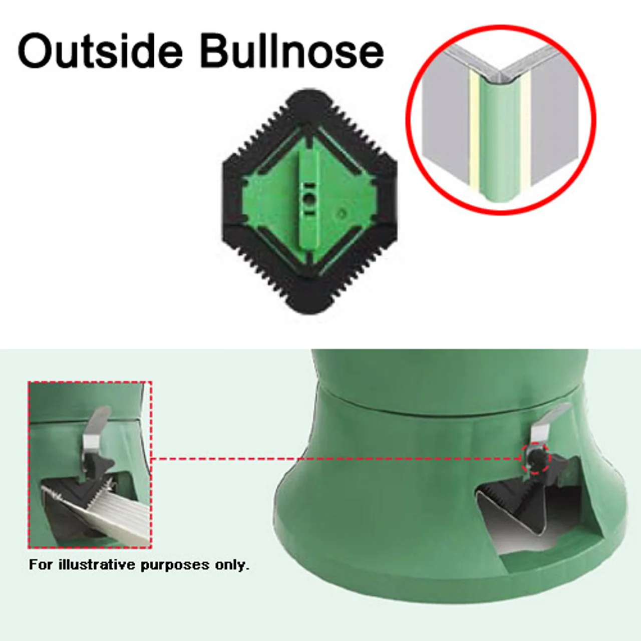 USG Sheetrock Bead Hopper Gate Outside Bullnose - Image 2