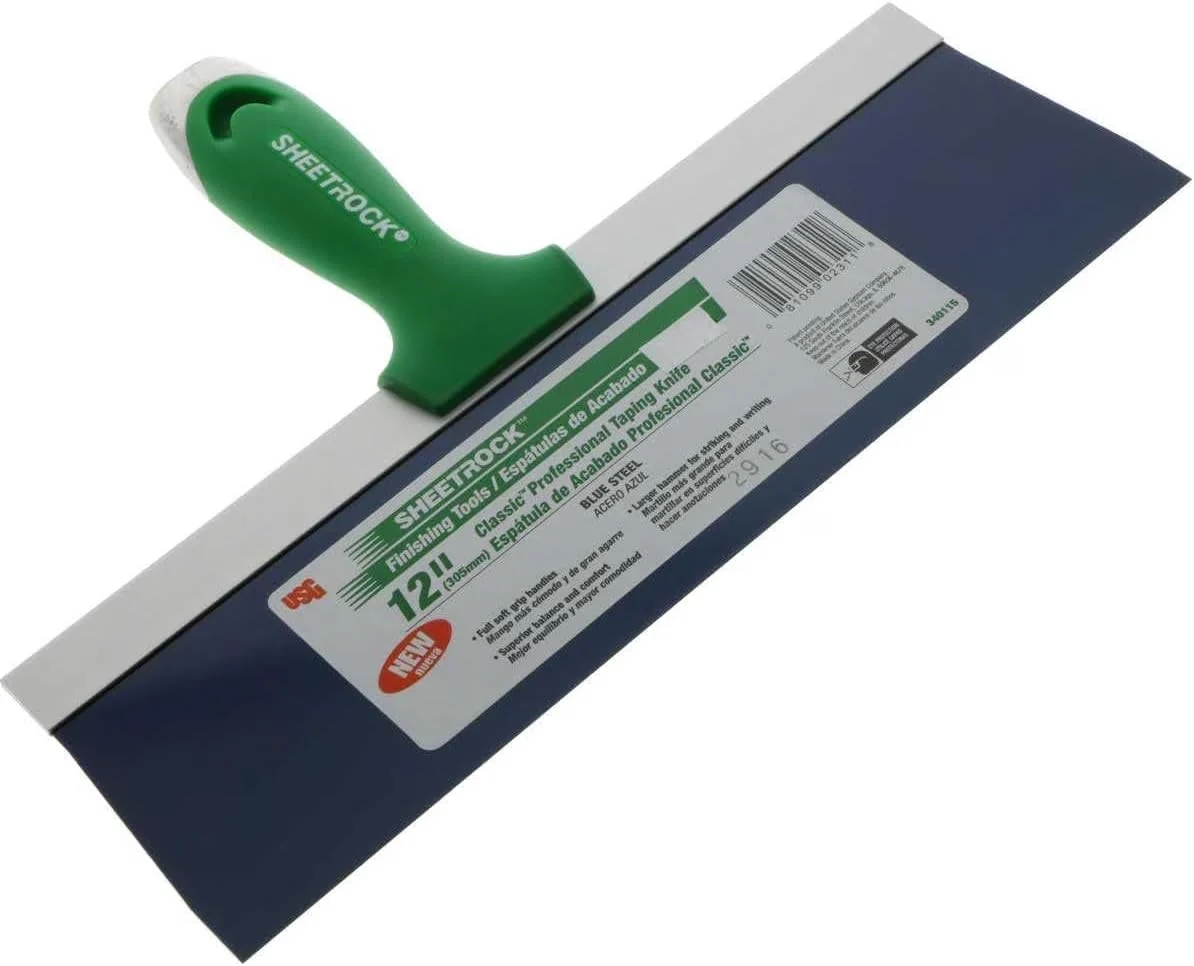 USG Sheetrock Classic Blue Steel Taping Knife - Image 4
