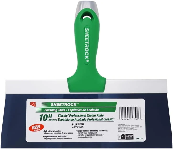 USG Sheetrock Classic Blue Steel Taping Knife - Image 6