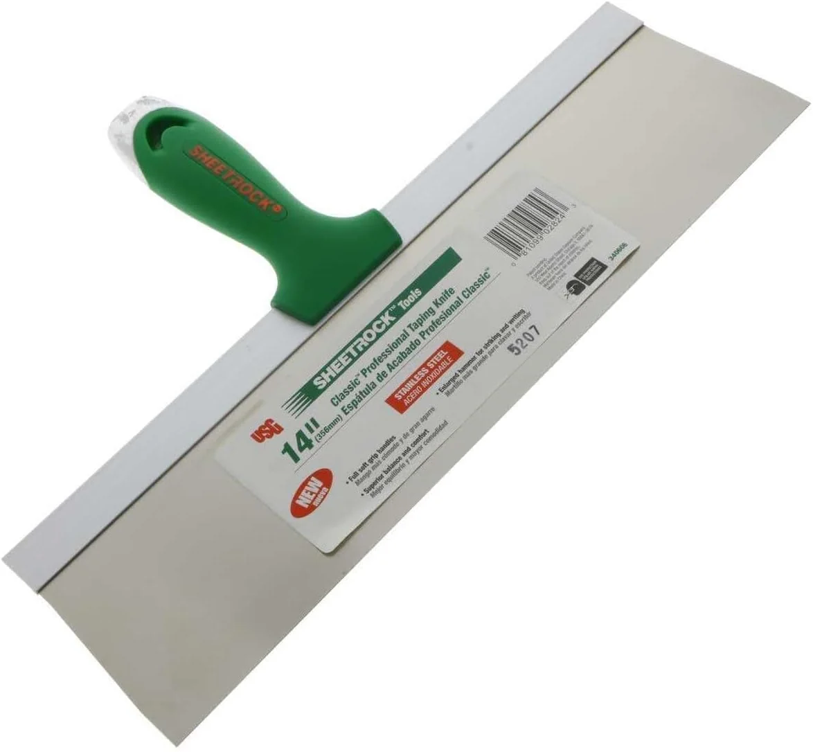 USG Sheetrock Classic Stainless Steel Taping Knife - Image 3