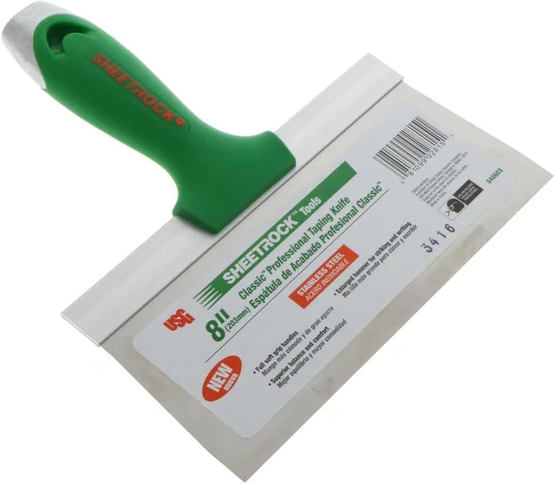 USG Sheetrock Classic Stainless Steel Taping Knife - Image 4