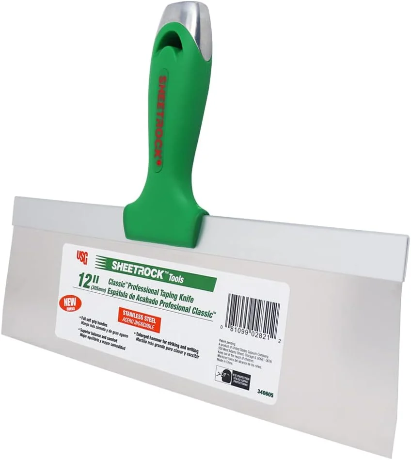 USG Sheetrock Classic Stainless Steel Taping Knife - Image 6