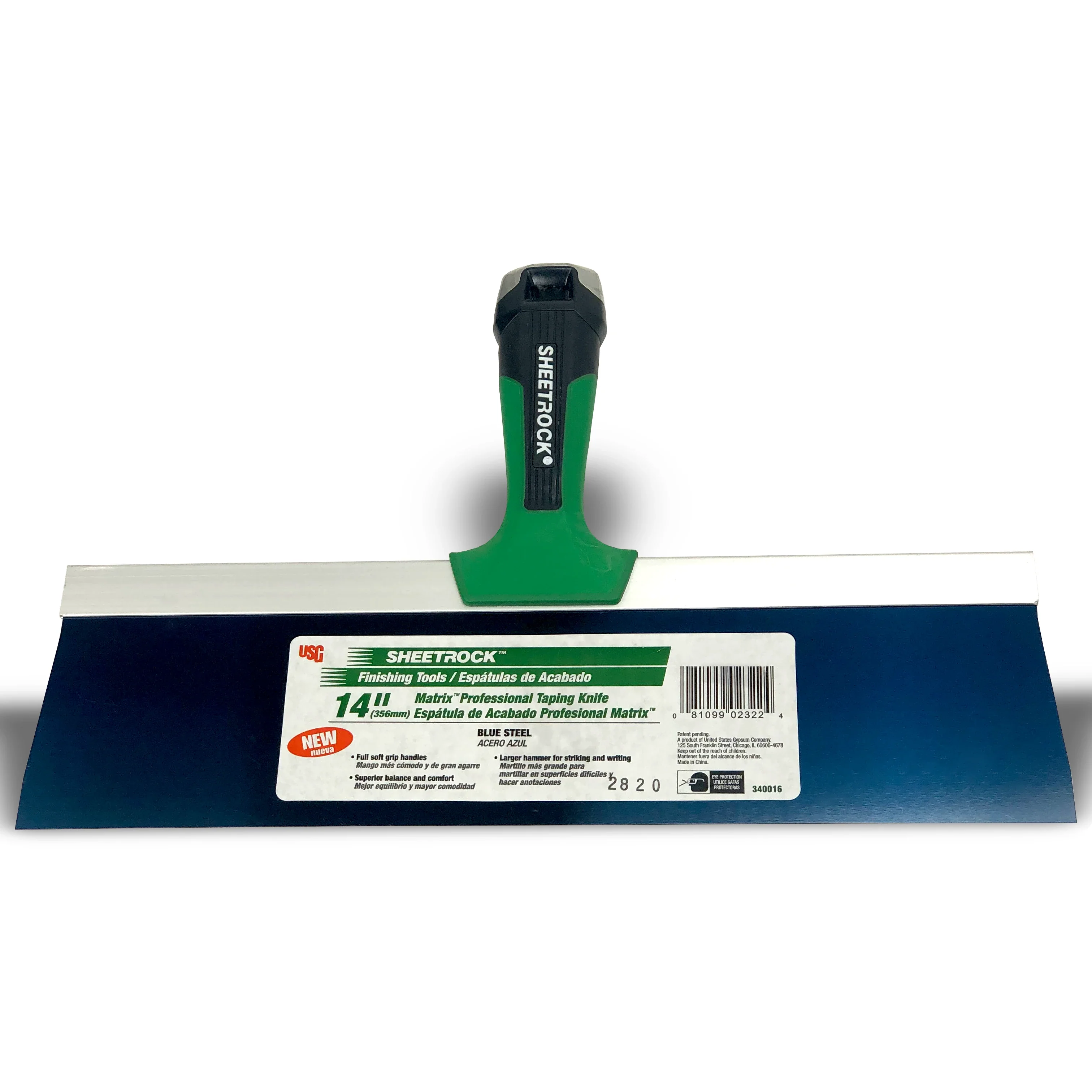 Sheetrock Matrix Blue Carbon Steel Taping Knife Pro-Series - Image 3