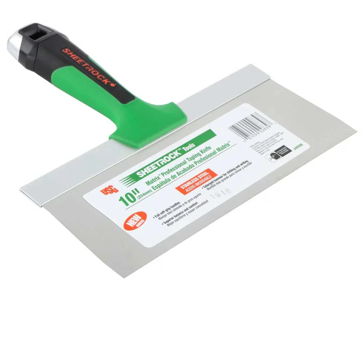 USG Sheetrock Matrix Stainless Steel Drywall Taping Knife Set - Image 3